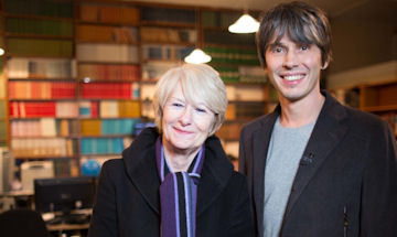 Dame Nancy Rothwell with Professor Brian Cox 