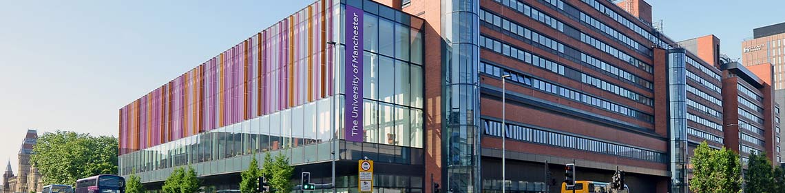 Alliance Manchester Business School building on Oxford Road