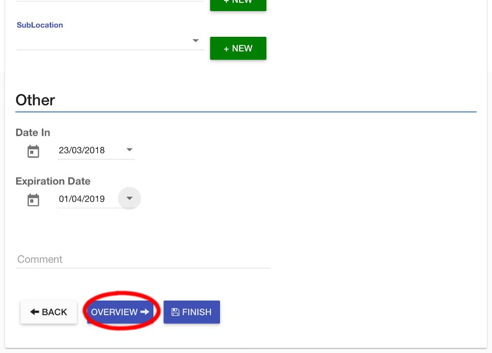 Picture 14 - select the OVERVIEW button