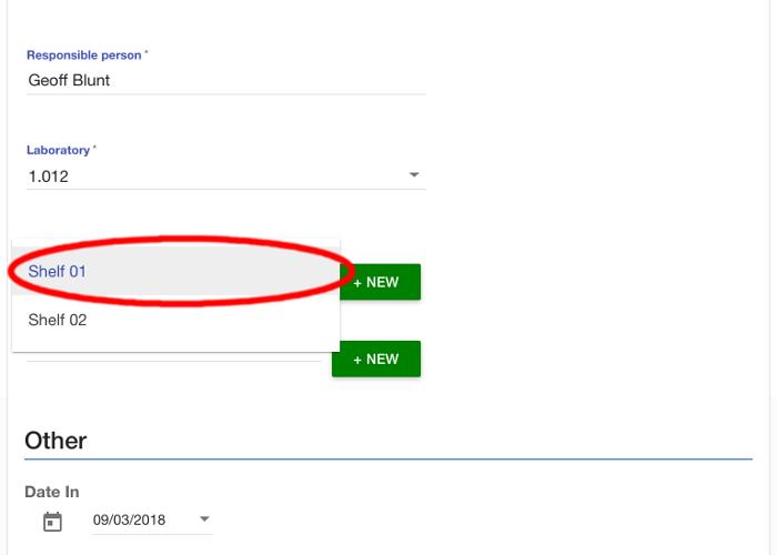 Picture 20 - select Location dropdown menu