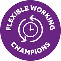 Flexible working champion logo