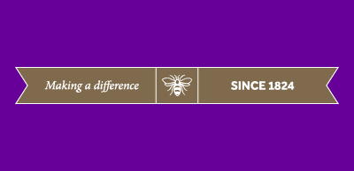 University bicentenary ribbon.