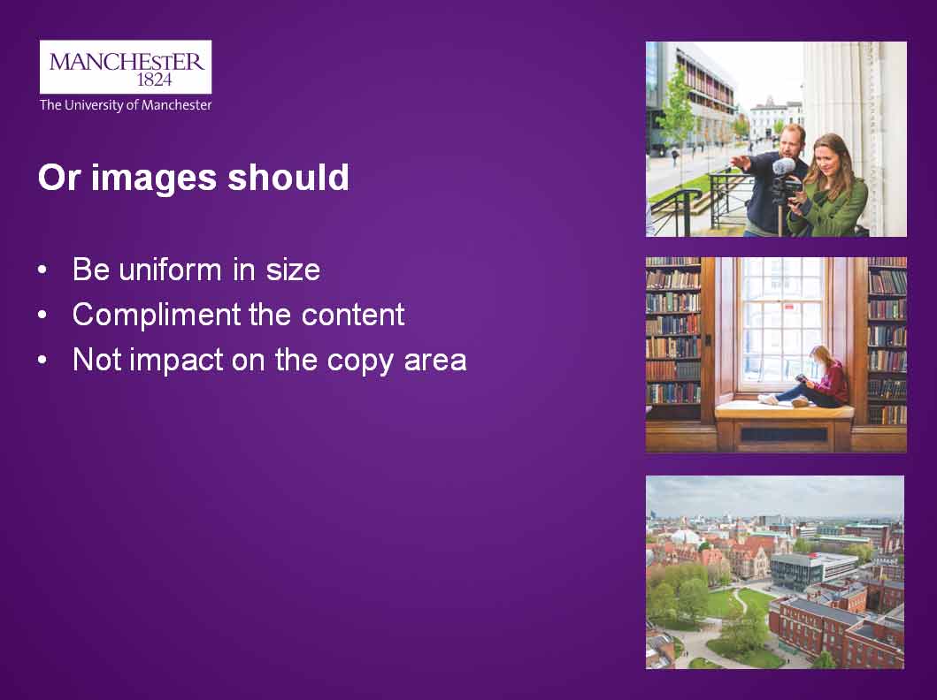 university of manchester presentation