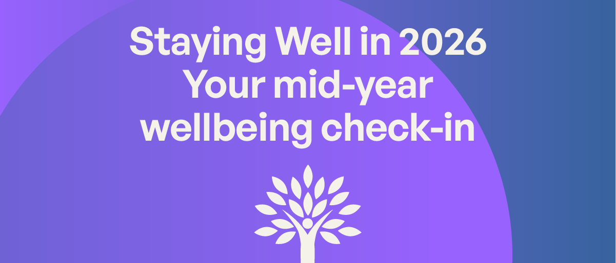 Staying Well in 2026 infographic with the colleague wellbeing tree image