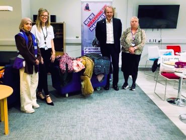 Thank you to everyone who supported us with our Coat Appeal Campaign 2025, we collected 190 coats. Our Vice-Chancellor and President, Professor Duncan Ivison was there to support us.