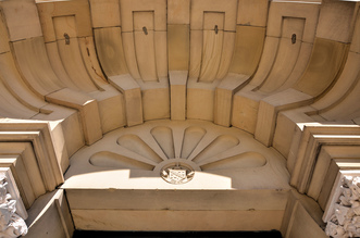 Photo of door entrance to the Mill