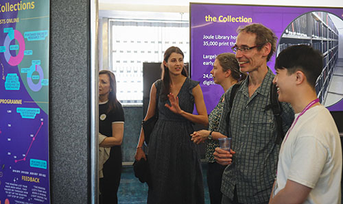 Library staff at conference