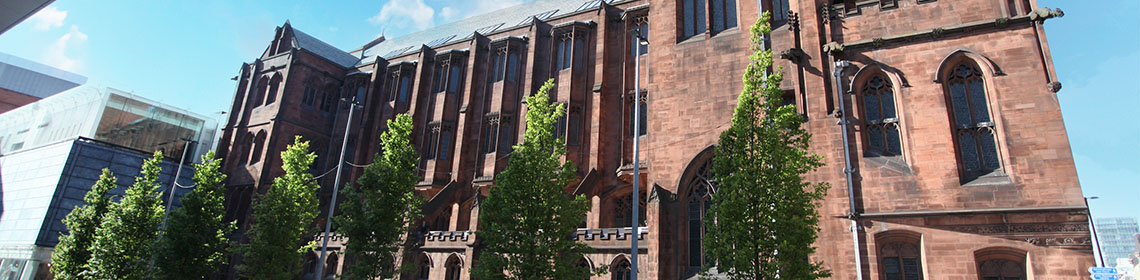 Exterior of The John Rylands Library