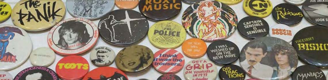 Badges from the British Pop Archive