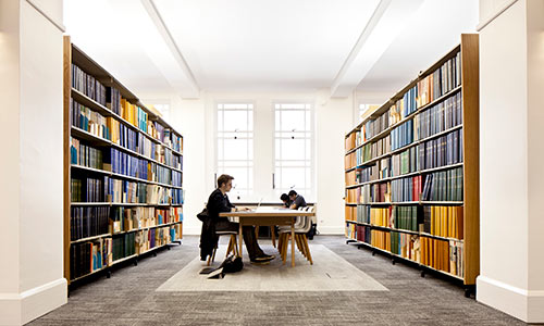 A study space in the Joule Library