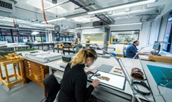 Person working in a lab