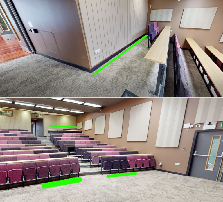 Accessible seating in The Auditorium