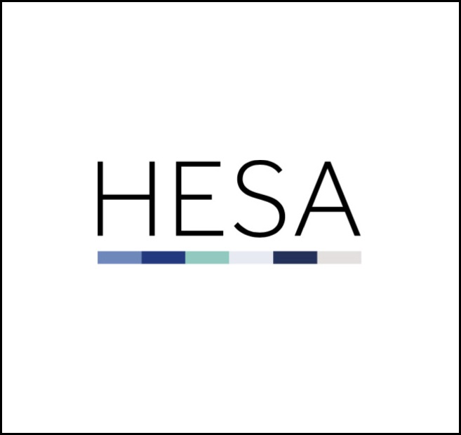 Image of the HESA logo, displaying the word HESA