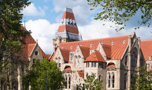 Image of campus and gilbert square