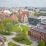 Birds eye view from campus