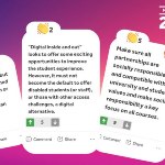 Image of padlet comments for Manchester 2035 Ideas Lab