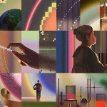 collage of images for magazine