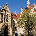 Image of John Owens building from the old quad view