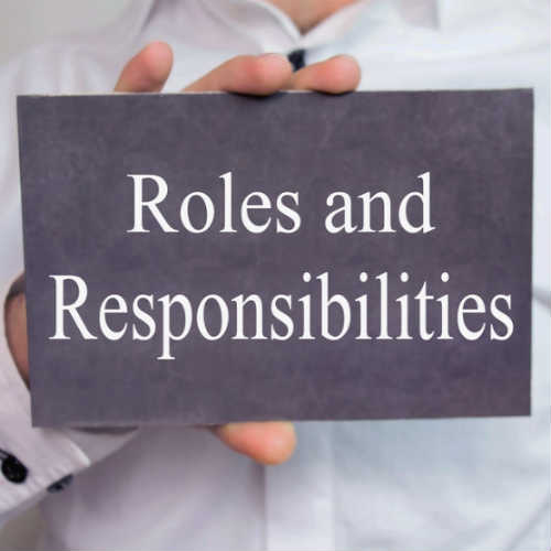 roles and responsibilities sign