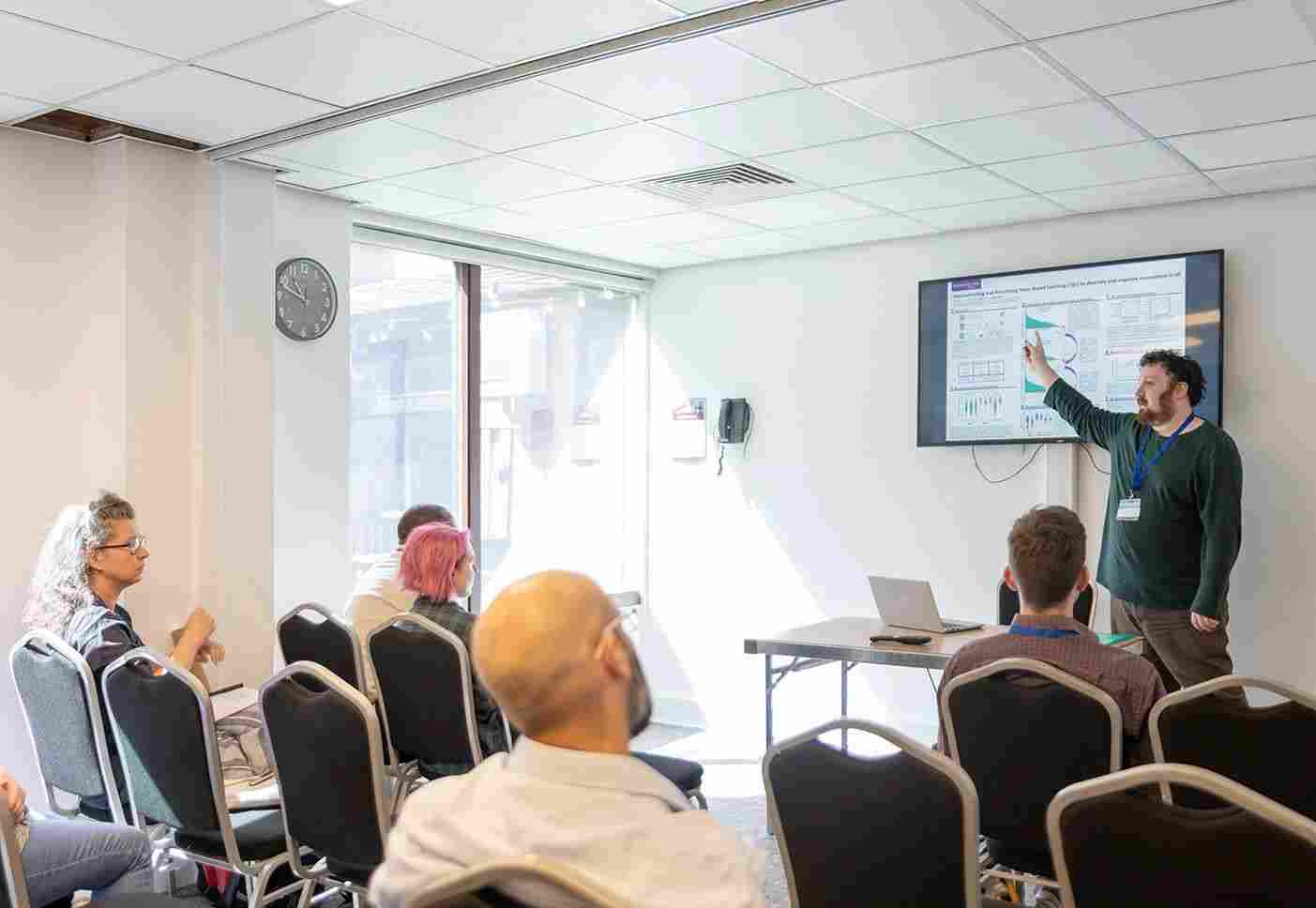 Image of small group teaching of adult learners