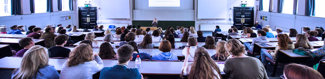 Students in lecture theatre