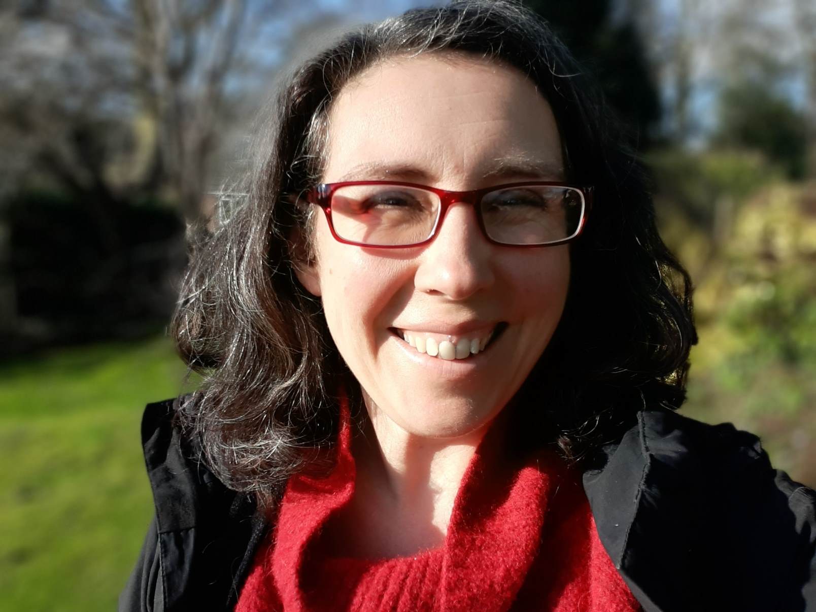 Photograph of Professor Hannah Cobb smiling outdoors