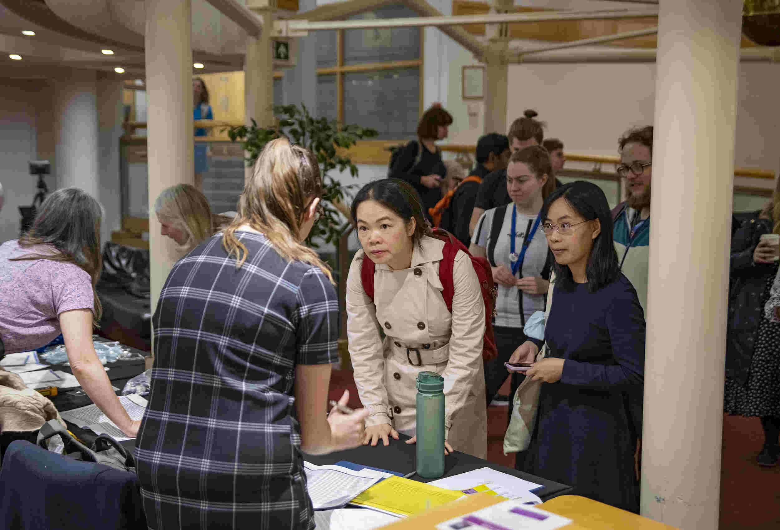 An image taken at the start of the conference as attendees entered.