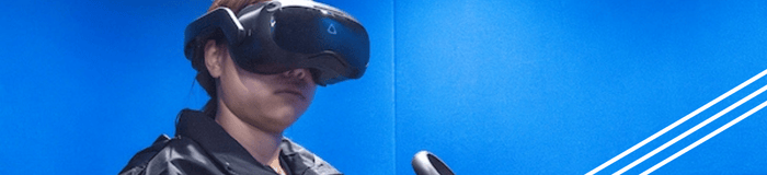 Student using VR
