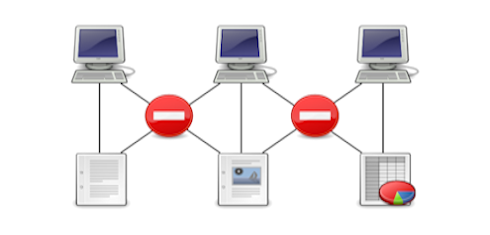 Graphic of computer network